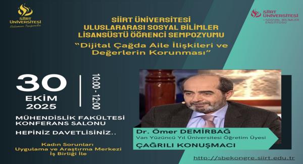 Sempozyum Çağrılı konuşmacı